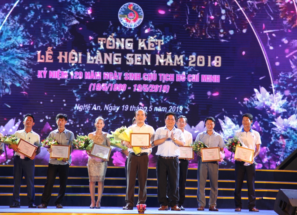 Tổng kết Lễ hội Làng Sen năm 2019